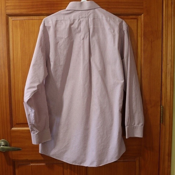 Vintage Brooks Brothers Red Checked Shirt Upcycle Project DIY Sewing Craft 16 - Picture 8 of 13